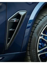AutoTecknic Dry Carbon Fiber Side Vent Set BMW F95 X5M                                     - BM-0108-CF - Image 8