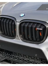 AutoTecknic Replacement Dry Carbon Grille Surrounds BMW G01 X3 | G02 X4 Pre-LCI                                     - BM-0118-CF - Image 2