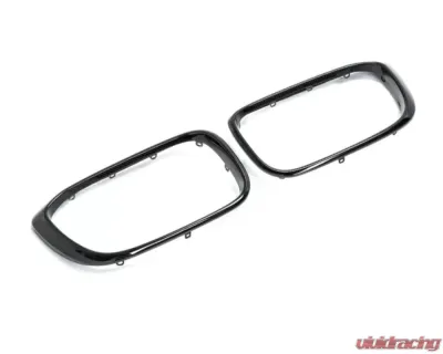 AutoTecknic Replacement Dry Carbon Grille Surrounds BMW G01 X3 | G02 X4 Pre-LCI - BM-0118-CF