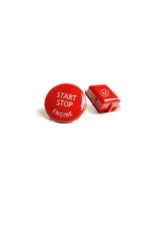 AutoTecknic Bright Red M Button BMW E82 1M | E9X M3                                     - BM-0124-M-RD - Image 2