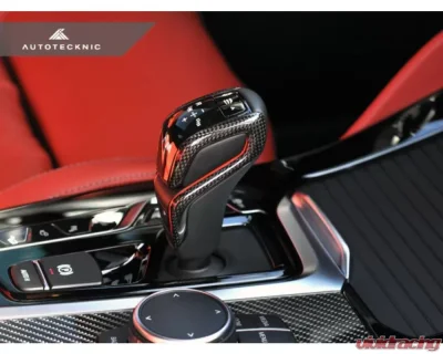 AutoTecknic Carbon Fiber Gear Selector Side Covers BMW F90 M5 | F97 X3M | F98 X4M - BM-0130