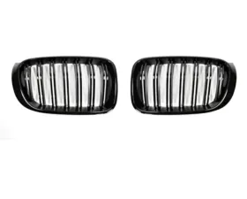 AutoTecknic Replacement Glazing Black Front Grilles BMW F25 X3 LCI | F26 X4