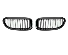 AutoTecknic Replacement Glazing Black Front Grilles BMW E63 | E64 6-Series | M6