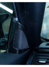 AutoTecknic Carbon Fiber Speaker Tweeter Cover BMW F32 | F33 | F36 4-Series | F82 | F83 M4                                     - BM-0202 - Image 2