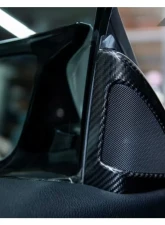 AutoTecknic Carbon Fiber Speaker Tweeter Cover BMW F32 | F33 | F36 4-Series | F82 | F83 M4                                     - BM-0202 - Image 4