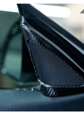 AutoTecknic Carbon Fiber Speaker Tweeter Cover BMW F32 | F33 | F36 4-Series | F82 | F83 M4                                     - BM-0202 - Image 6