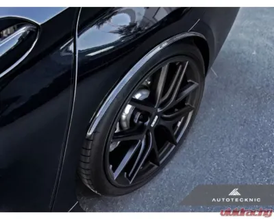 AutoTecknic Carbon Fiber Rear Wheel Arch Extension Set BMW F90 M5 - BM-0204