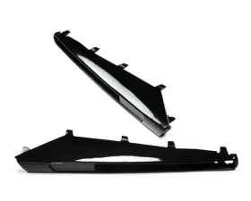 AutoTecknic Replacement Glazing Black Fender Gills BMW E90 Sedan | E92 Coupe | E93 Cabrio | M3