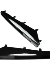 AutoTecknic Replacement Glazing Black Fender Gills BMW E90 Sedan | E92 Coupe | E93 Cabrio | M3                                     - BM-0208-GB - Image 2