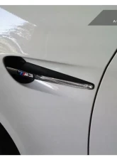 AutoTecknic Replacement Glazing Black Fender Gills BMW E90 Sedan | E92 Coupe | E93 Cabrio | M3                                     - BM-0208-GB - Image 2