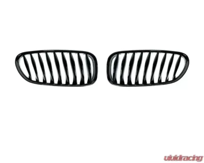 AutoTecknic Glazing Black Front Grille Set BMW E85 Z4 | Z4M - BM-0216-GB