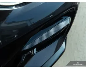 AutoTecknic Carbon Fiber Front Bumper Trim Set BMW G01 X3 | G02 X4 M40i Pre-LCI