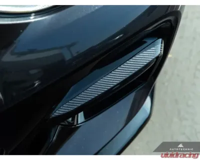 AutoTecknic Carbon Fiber Front Bumper Trim Set BMW G01 X3 | G02 X4 M40i Pre-LCI - BM-0223