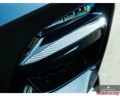 AutoTecknic Carbon Fiber Front Bumper Trim Set BMW G01 X3 | G02 X4 M40i Pre-LCI - BM-0223