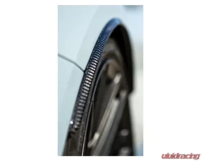 AutoTecknic Carbon Fiber Rear Wheel Arch Extension Set BMW G80 M3 - BM-0243