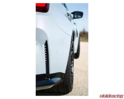 AutoTecknic Carbon Fiber Rear Wheel Arch Extension Set BMW G80 M3 - BM-0243