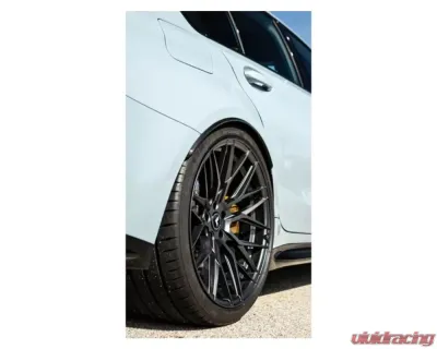 AutoTecknic Carbon Fiber Rear Wheel Arch Extension Set BMW G80 M3 - BM-0243