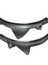 AutoTecknic Carbon Fiber Rear Wheel Arch Extension Set BMW F93 M8 Gran Coupe                                     - BM-0246 - Image 4