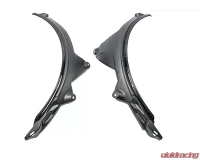 AutoTecknic Carbon Fiber Rear Wheel Arch Extension Set BMW F93 M8 Gran Coupe - BM-0246