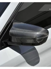 AutoTecknic Replacement Dry Carbon Mirror Covers BMW F90 M5                                     - BM-0255 - Image 2
