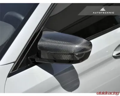 AutoTecknic Replacement Dry Carbon Mirror Covers BMW F90 M5 - BM-0255