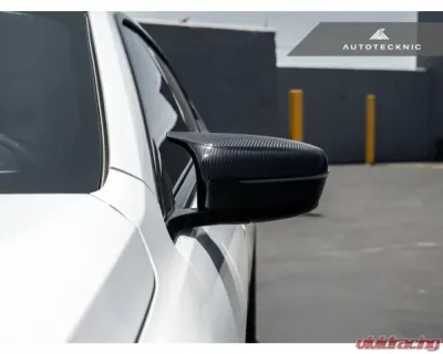 AutoTecknic Replacement Dry Carbon Mirror Covers BMW F90 M5 - BM-0255