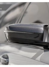 AutoTecknic Replacement Dry Carbon Mirror Covers BMW F90 M5                                     - BM-0255 - Image 3