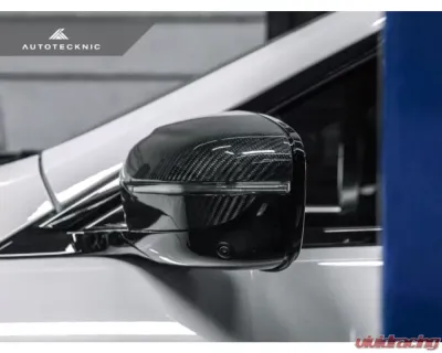 AutoTecknic Replacement Dry Carbon Mirror Covers BMW F90 M5 - BM-0255