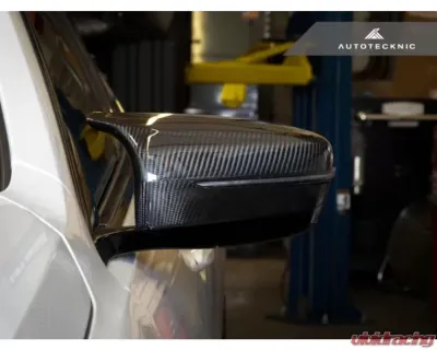 AutoTecknic Replacement Dry Carbon Mirror Covers BMW F90 M5 - BM-0255