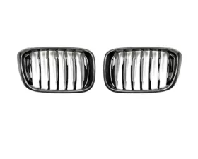AutoTecknic Replacement Carbon Fiber Front Grilles BMW G01 X3 | G02 X4 Pre-LCI