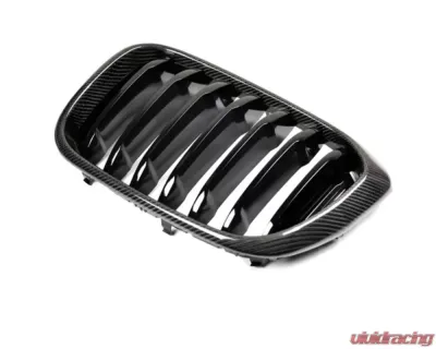 AutoTecknic Replacement Carbon Fiber Front Grilles BMW G01 X3 | G02 X4 Pre-LCI - BM-0256-CF