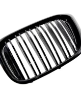 AutoTecknic Painted Dual-Slat Glazing Black Front Grilles BMW G01 X3 | G02 X4 Pre-LCI                                     - BM-0256-DS-GB - Image 3