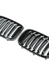 AutoTecknic Replacement Glazing Black Front Grilles BMW G01 X3 | G02 X4 Pre-LCI                                     - BM-0256-GB - Image 4