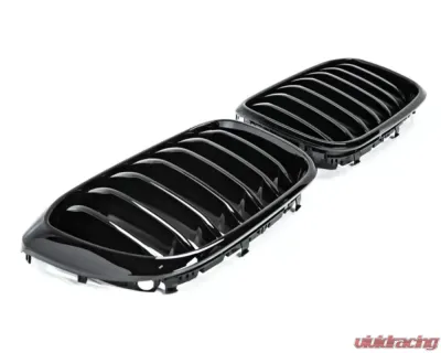 AutoTecknic Replacement Glazing Black Front Grilles BMW G01 X3 | G02 X4 Pre-LCI - BM-0256-GB