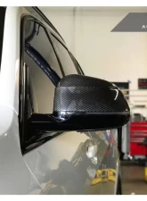 AutoTecknic Replacement Dry Carbon Mirror Covers BMW G01 X3 | G02 X4 | G05 X5 | G06 X6 | G07 X7                                     - BM-0257 - Image 4