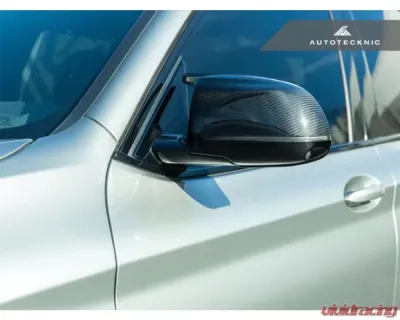 AutoTecknic Replacement Dry Carbon Mirror Covers BMW F97 X3M | F98 X4M | F95 X5M | F96 X6M - BM-0259-DCG