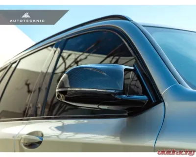 AutoTecknic Replacement Dry Carbon Mirror Covers BMW F97 X3M | F98 X4M | F95 X5M | F96 X6M - BM-0259-DCG