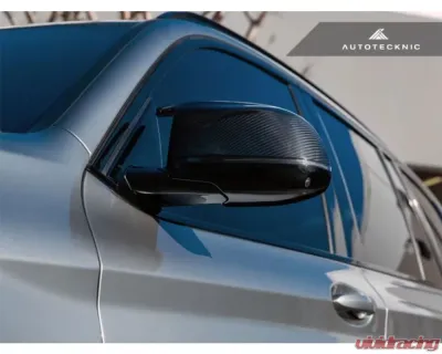 AutoTecknic Replacement Dry Carbon Mirror Covers BMW F97 X3M | F98 X4M | F95 X5M | F96 X6M - BM-0259-DCG