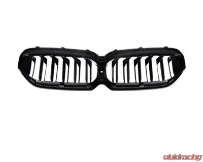 AutoTecknic Replacement Glazing Black Front Grilles BMW G30 5-Series LCI | F90 M5 LCI - BM-0271-DS-GB