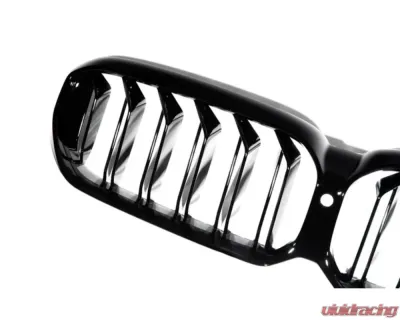 AutoTecknic Replacement Glazing Black Front Grilles BMW G30 5-Series LCI | F90 M5 LCI - BM-0271-DS-GB