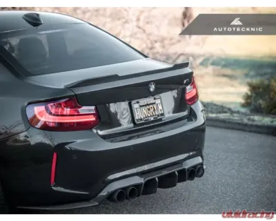 AutoTecknic Dry Carbon Fiber Competition Trunk Spoiler BMW F87 M2 | F87 M2 Competition | F22 2-Series - BM-0277