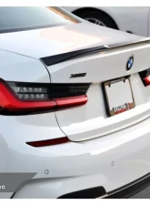AutoTecknic Dry Carbon Competition Plus Trunk Spoiler BMW G20 3-Series                                     - BM-0284-PLUS - Image 4
