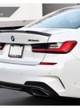 AutoTecknic Dry Carbon Competition Plus Trunk Spoiler BMW G20 3-Series                                     - BM-0284-PLUS - Image 5
