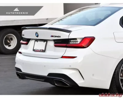 AutoTecknic Dry Carbon Competition Plus Trunk Spoiler BMW G20 3-Series - BM-0284-PLUS