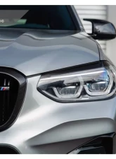 AutoTecknic Carbon Fiber Headlight Covers BMW F97 X3M | F98 X4M | G01 X3 | G02 X4                                     - BM-0304 - Image 3