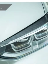 AutoTecknic Carbon Fiber Headlight Covers BMW F97 X3M | F98 X4M | G01 X3 | G02 X4                                     - BM-0304 - Image 5
