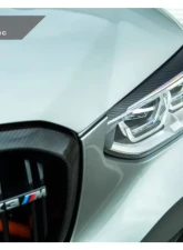 AutoTecknic Carbon Fiber Headlight Covers BMW F97 X3M | F98 X4M | G01 X3 | G02 X4                                     - BM-0304 - Image 7