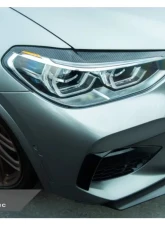 AutoTecknic Carbon Fiber Headlight Covers BMW F97 X3M | F98 X4M | G01 X3 | G02 X4                                     - BM-0304 - Image 9