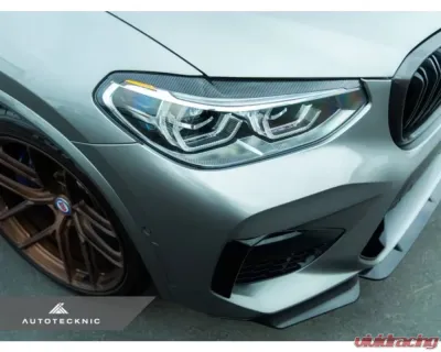 AutoTecknic Carbon Fiber Headlight Covers BMW F97 X3M | F98 X4M | G01 X3 | G02 X4 - BM-0304