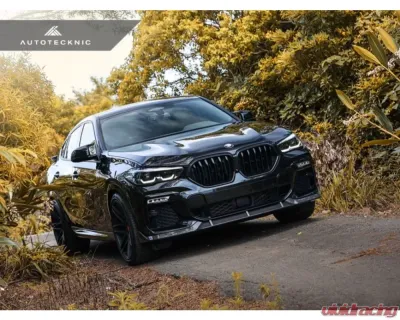 AutoTecknic Performance Dry Carbon Front Lip Set BMW G06 X6 M-Sport - BM-0308
